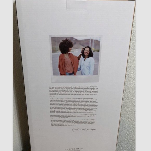 HARPERIMAN 14" PLUSH HANDMADE LINEN DOLL - PETITE RAE COLLECTION - BRAND NEW - Picture 5 of 5